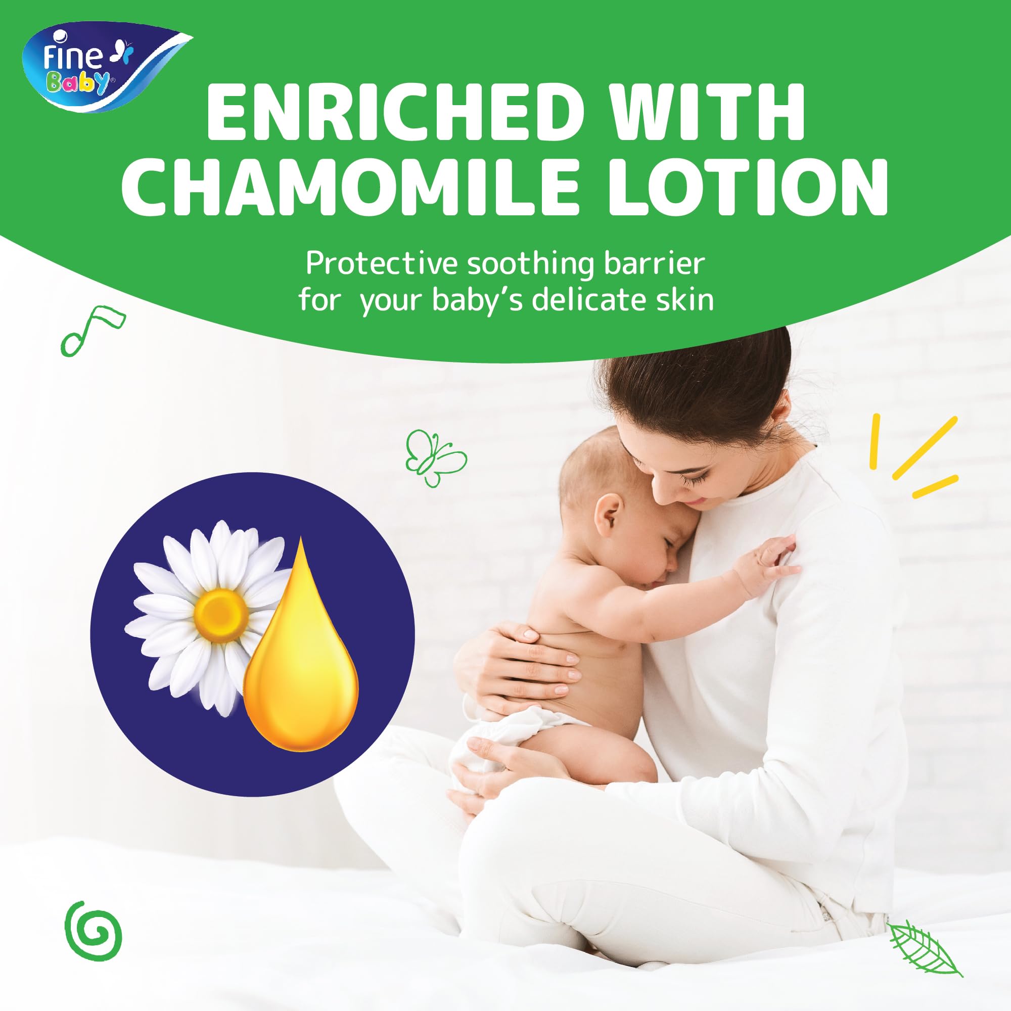 Baby Diapers Size 2 (3-6kg) Medium, 34 count - Fine Baby® with the NEW Double Lock leak barriers! حفاضات اطفال مقاس 2 (3-6 كغم) متوسط، 34 قطعة - فاين بيبي® مع حواجز تسرب مزدوجة القفل الجديد! Baby Diapers Size 2 (3-6kg) Medium, 34 count - Fine Baby® with the NEW Double Lock leak barriers! حفاضات اطفال مقاس 2 (3-6 كغم) متوسط، 34 قطعة - فاين بيبي® مع حواجز تسرب مزدوجة القفل الجديد!